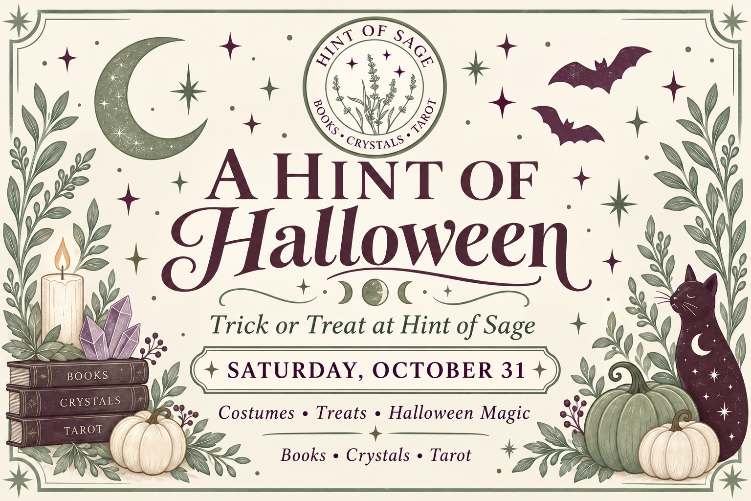 hint of halloween saturday october 31st